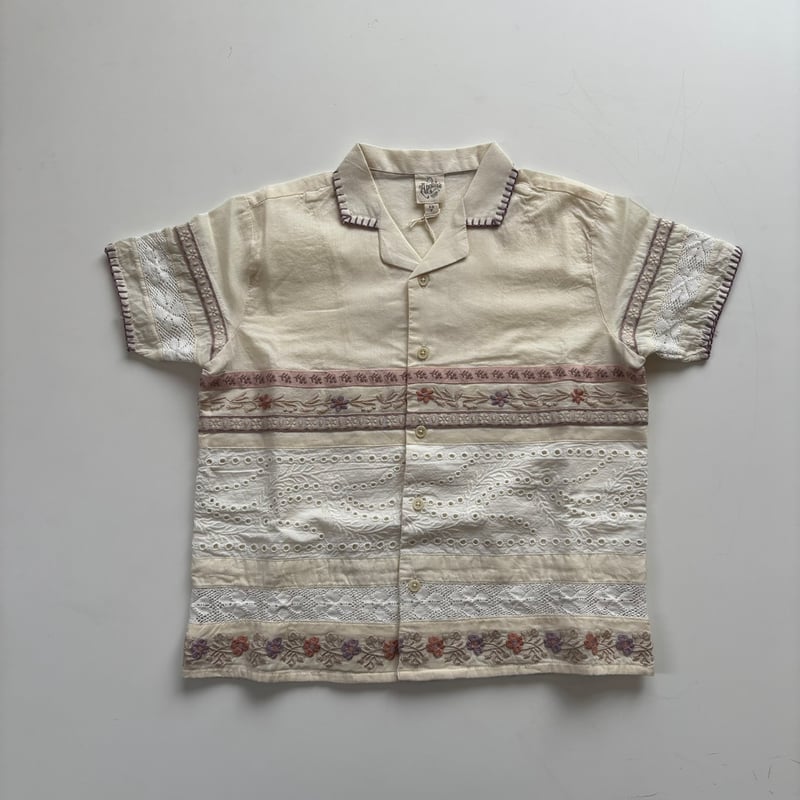 Apolina DONNY RIBBONS SHIRT - CREAM | Baby Sty