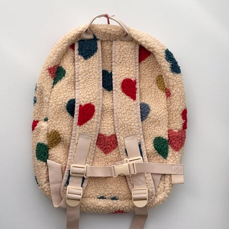 KongesSløjd JODY TEDDY BACKPACK GRS - BON COEUR COLORÉ