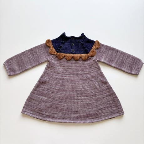 Misha & Puff　Scallop Yoke Tunic Dress - Periwinkle
