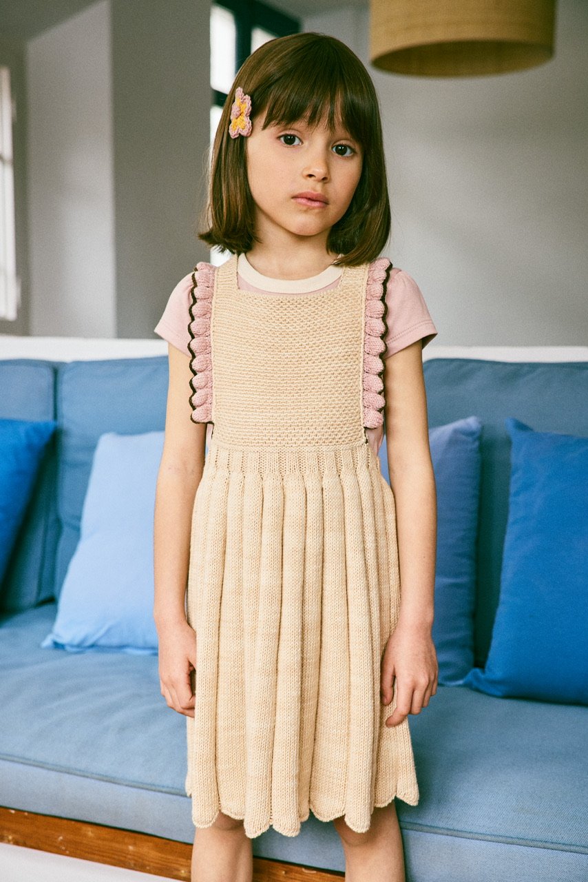 Misha & Puff Louisa Pinafore - Bisque | Baby St