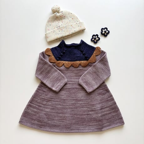Misha & Puff　Scallop Yoke Tunic Dress - Periwinkle