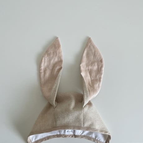 Briar Baby  OATMEAL BUNNY BONNET COTTON-LINED