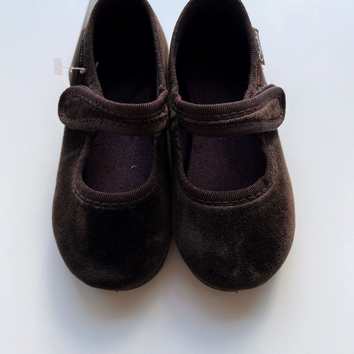 Cienta ベロアフォーマルストラップシューズ EUR23-31 Brown