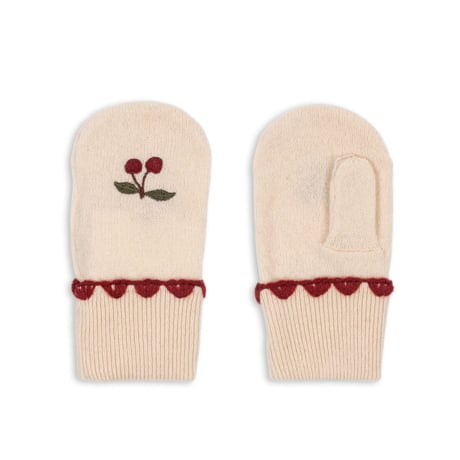 Konges Sløjd 　COLLETTE MITTENS - OFF WHITE