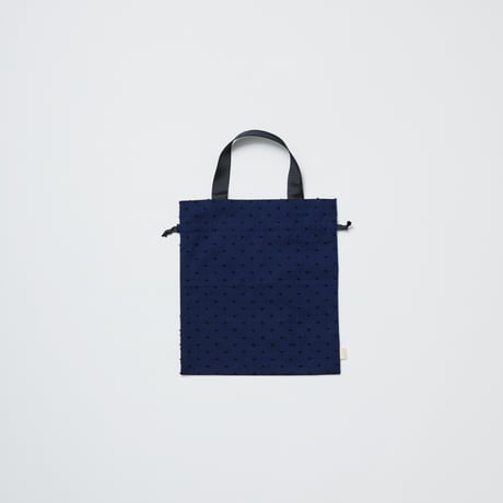 ドローイングバッグ   スクールグッズカラー ネイビー Mサイズ/Sサイズ/Miniサイズ (取っ手付き)
