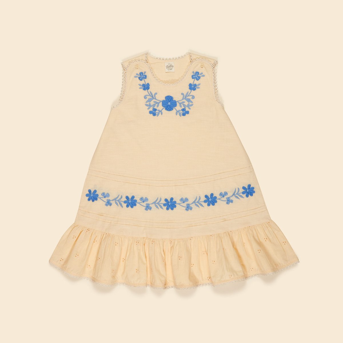 apolina 未使用MIA SMOCK DRESS 7-9y Apolina Mia Smock Dress Wallflower - Little French Heart