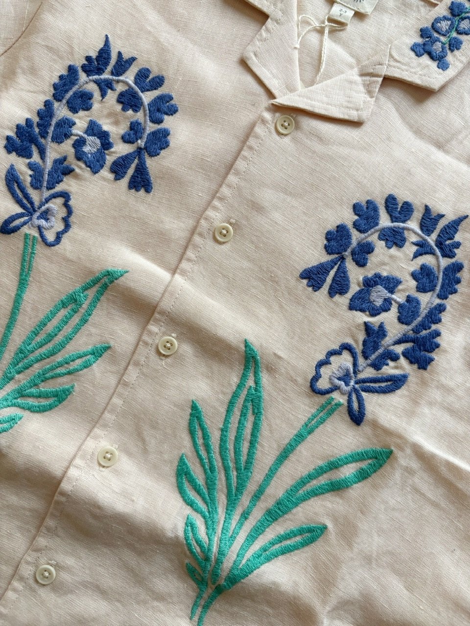 Apolina DONNY EMBROIDERED SHIRT - BLUSH | Baby