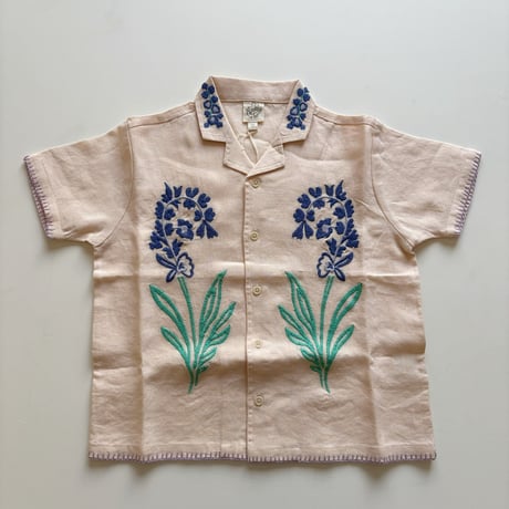 Apolina 　DONNY EMBROIDERED SHIRT - BLUSH