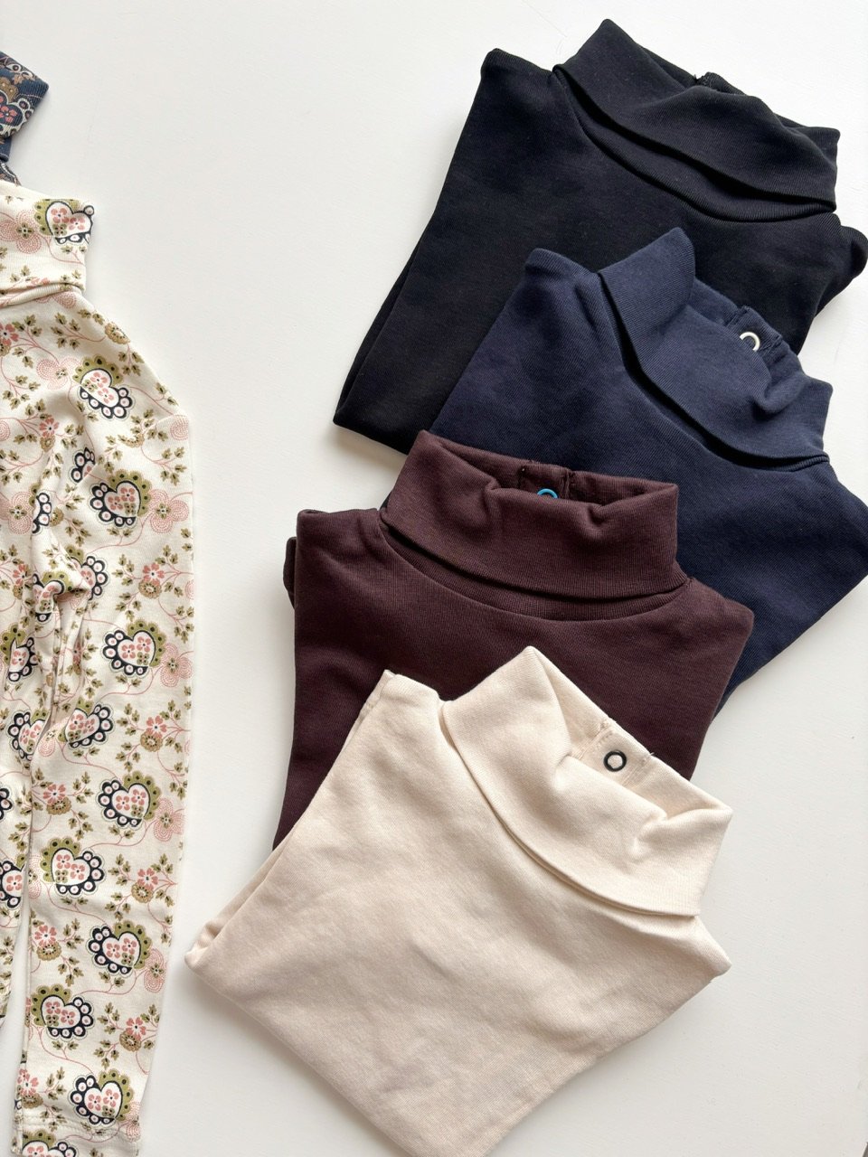 misha&puff サーカス柄レギンス misha and puff レギンス LEGGINS ネイビー 花柄 フラワー