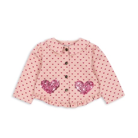 Konges Sløjd 　NOLA SEQUIN SHIRT JACKET GOT - BERRY COEUR