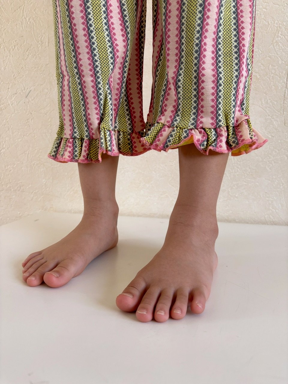 Misha & Puff RUFFLE PEDAL PUSHER - AURA VAQUERO