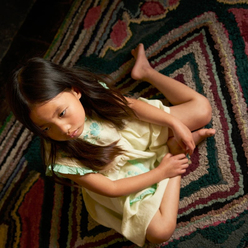 Apolina IDA DRESS - MINT CREAM/SEAGLASS | Baby