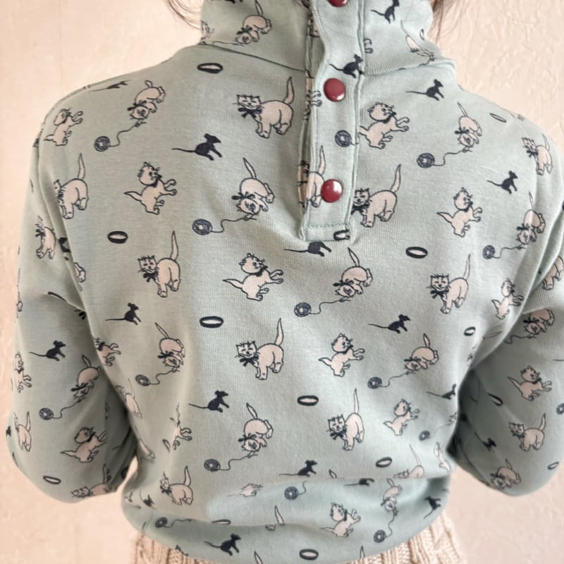 Misha & Puff 4Y 猫プリント セットアップ Misha & Puff 4Y 猫プリント セットアップ