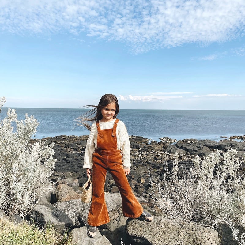 twin collective オーバーオール TWIN COLLECTIVE】Bowie Bubble Overall -Latte | RIRIBELL