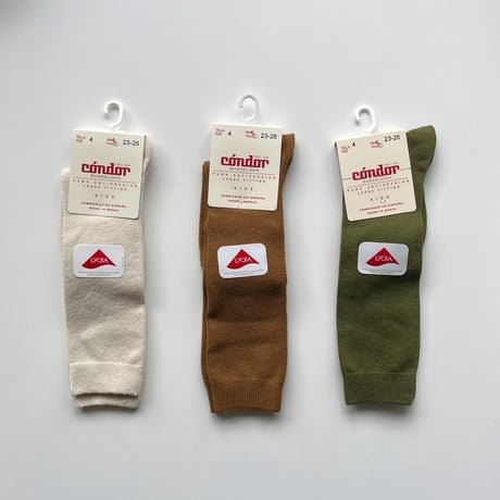 Condor 　Plain stitch basic knee high   size4/6