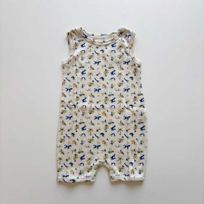Misha & Puff BABY TANK ROMPER - MARZIPAN CIRCUS