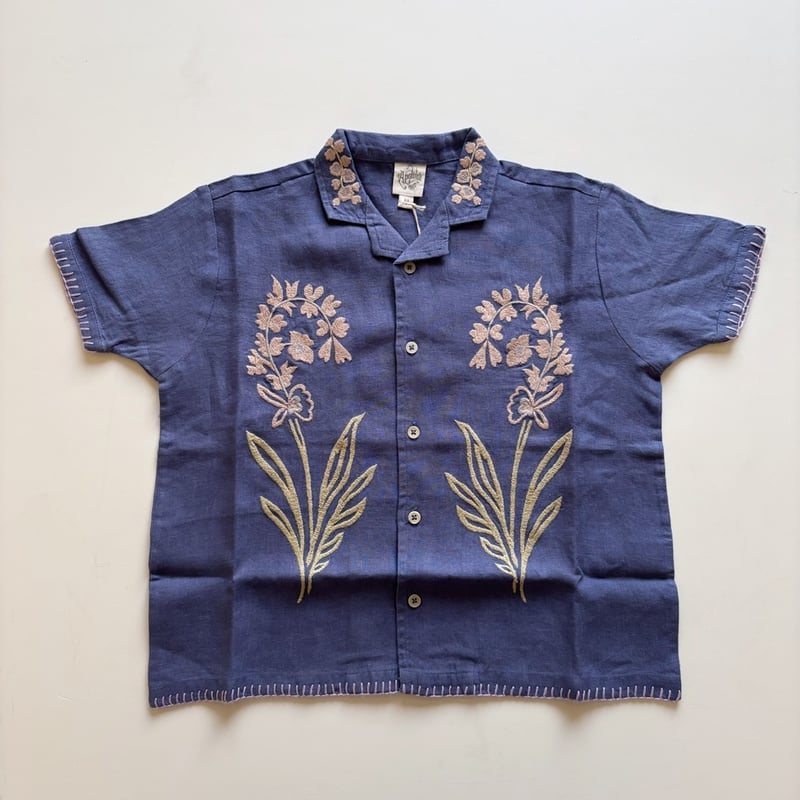 Apolina DONNY EMBROIDERED SHIRT - AZUL | Baby