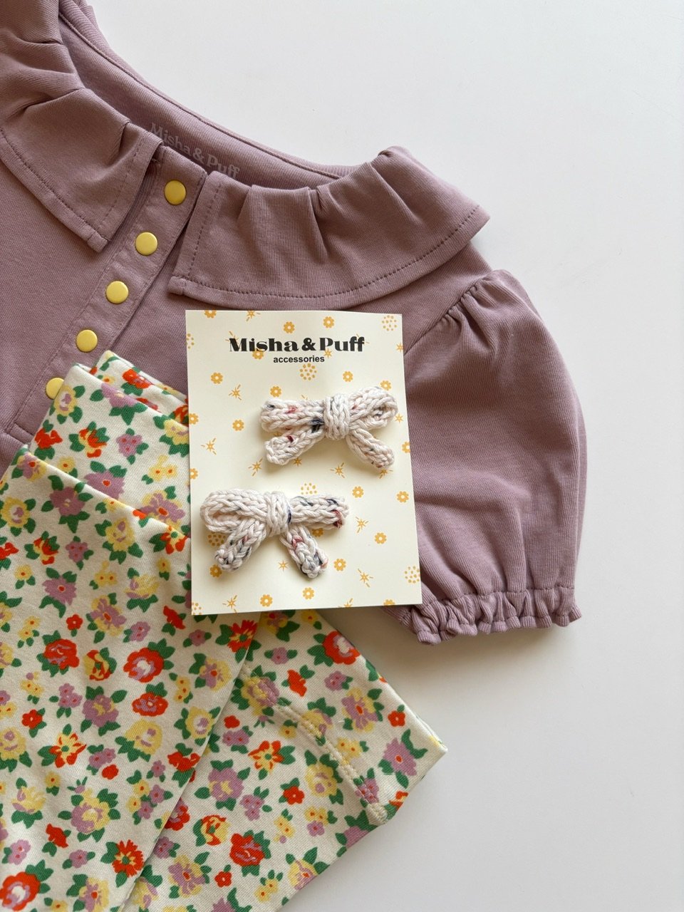 misha and puff パロマT 6Y Misha & Puff Ulla Tee -Plum Petal | Baby Style