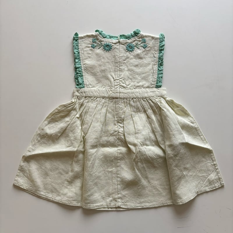 Apolina IDA DRESS - MINT CREAM/SEAGLASS | Baby