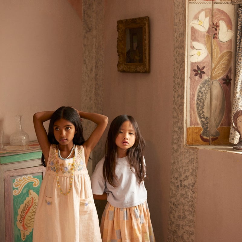 Apolina TABITHA DRESS - BLUSH | Baby Style LAB