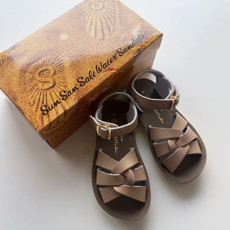 Salt Water Sandals　Swimmer - Latte　US9-12
