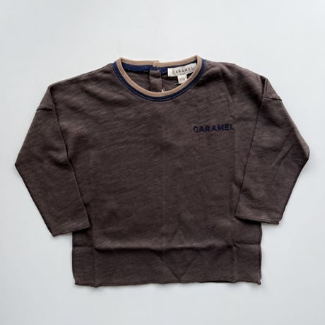 CARAMEL VIBERNUM BABY T-SHIRT  -  COFFEE