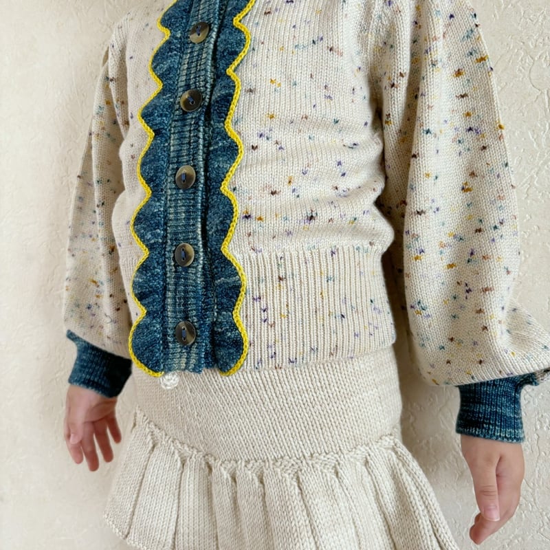 Misha & Puff Elizabeth Cardigan - Iris Confetti 