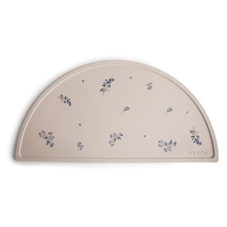 Mushie Silicone Mat(Lilac Flowers)