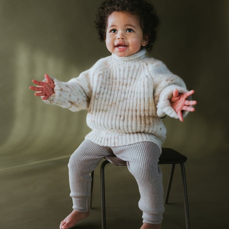 MABLI  BLEWOG PULLOVER - MOSS SPECKLE