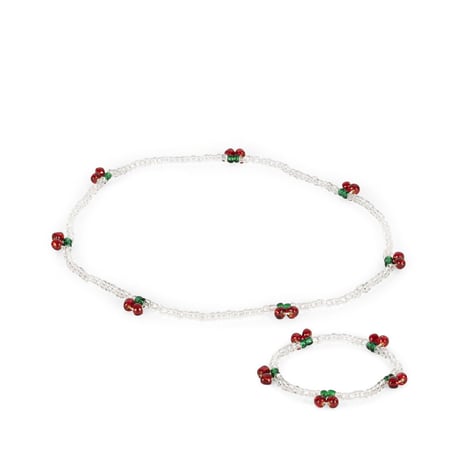 KongesSløjd  PEARLY CHERRY NECKLACE AND BRA