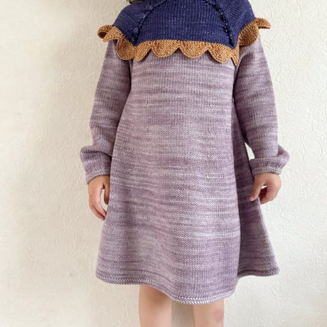 Misha & Puff　Scallop Yoke Tunic Dress - Periwinkle