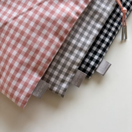 ドローイングバッグ gingham check Mサイズ/Mサイズ(shoulder)/Sサイズ/Miniサイズ/miniminiサイズ