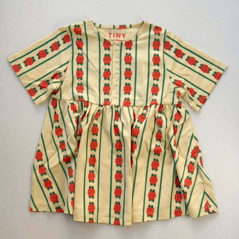 tiny cottons Rose Pattern Dress | Baby Style LAB