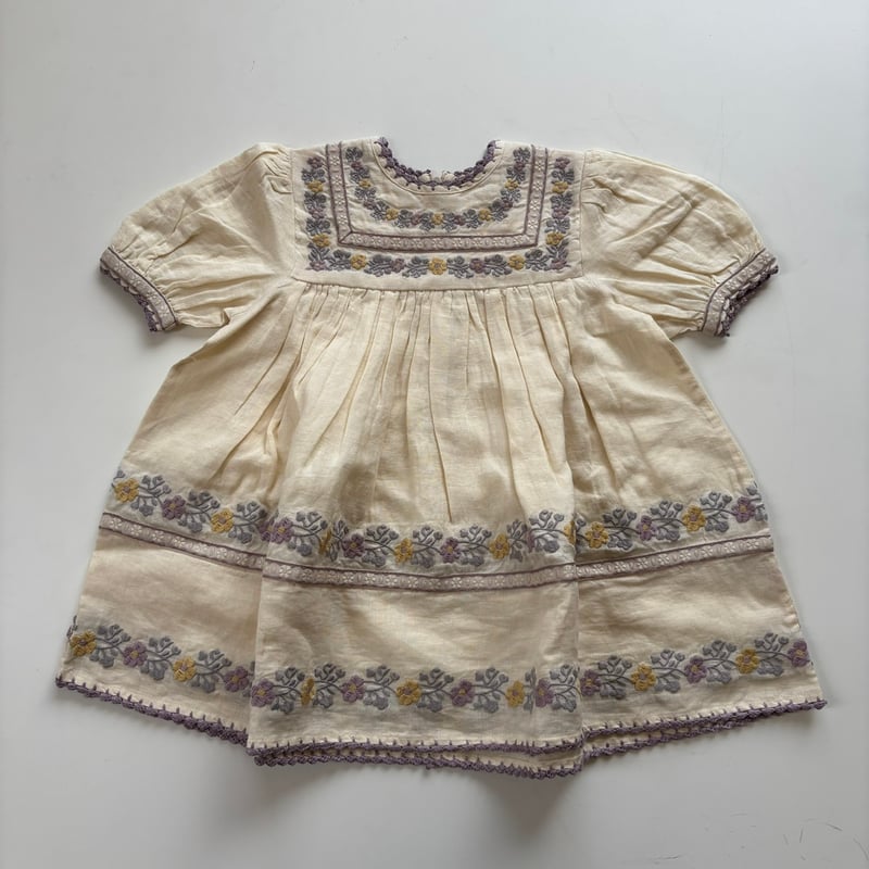 Apolina PATSY RIBBONS DRESS - CREAM | Baby Sty