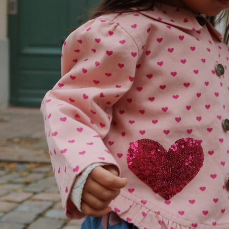 Konges Sløjd 　NOLA SEQUIN SHIRT JACKET GOT - BERRY COEUR