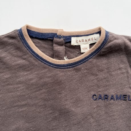 CARAMEL VIBERNUM BABY T-SHIRT  -  COFFEE