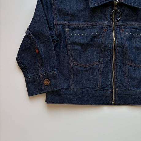 Misha & Puff　Zip Jacket - Indigo Denim