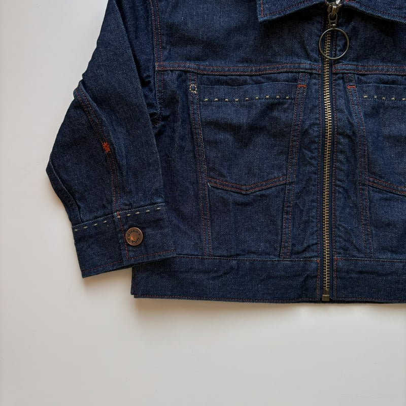 Misha & Puff Zip Jacket - Indigo Denim | Baby S