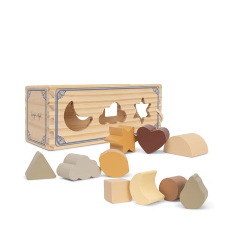 Konges Sløjd MOON-CLOUD AND STAR SHAPE SORTER MULTI