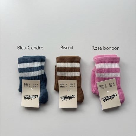 Collegien Nico - Ribbed Varsity Crew Socks
