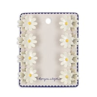 Konges Sløjd 　8 PACK DAISY MINI HAIR CLAWS - ANTIQUE WHITE