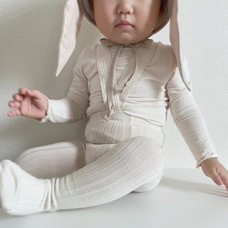 Briar Baby  OATMEAL BUNNY BONNET COTTON-LINED