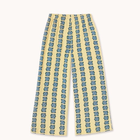 tiny cottons  Blue Flowers Towel Pant