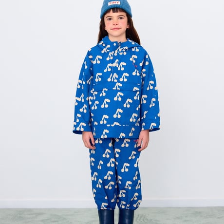 tiny cottons CHERRIES WOVEN SWEATPANT - dark blue