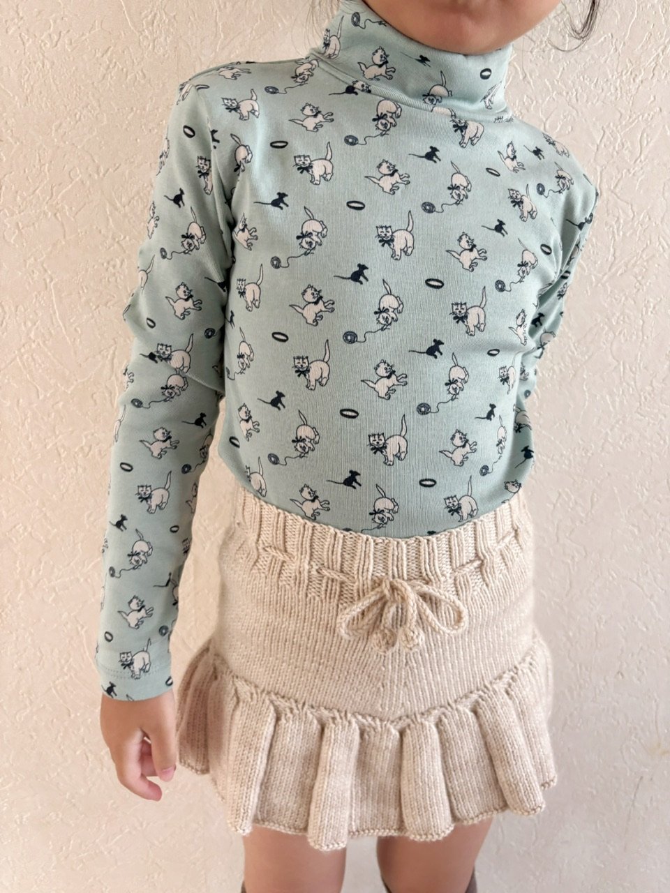 Misha & Puff Turtleneck - Sage Cat & Mouse | Ba