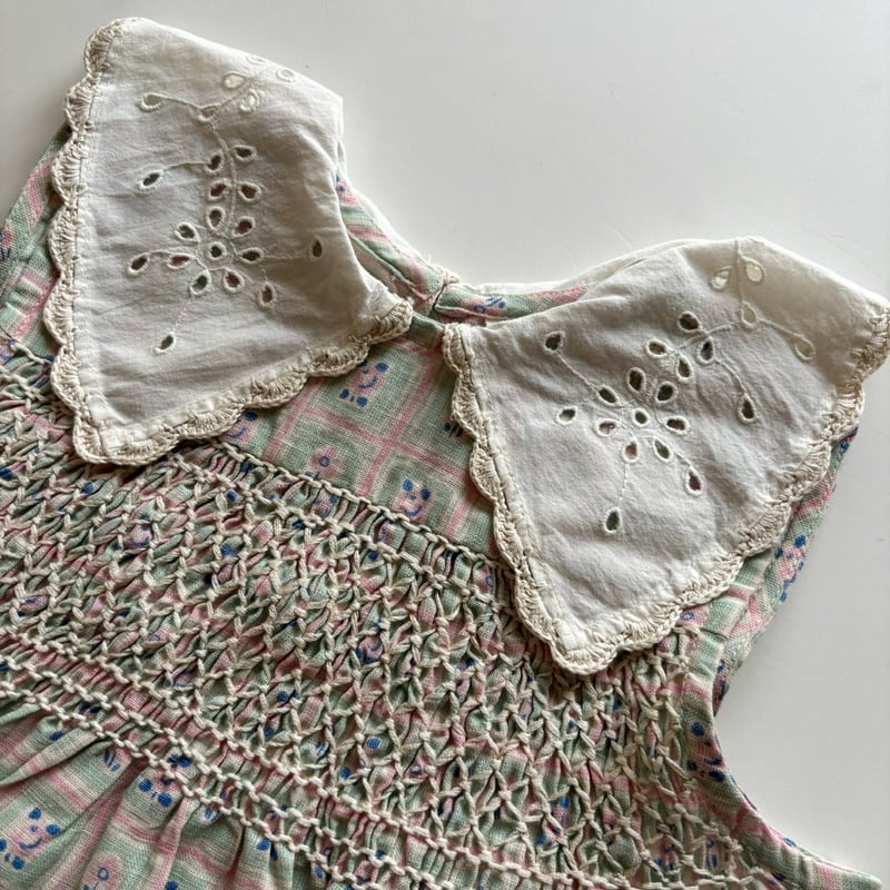 Apolina CORNELIA S/L SMOCK DRESS - ROSEPANEL M