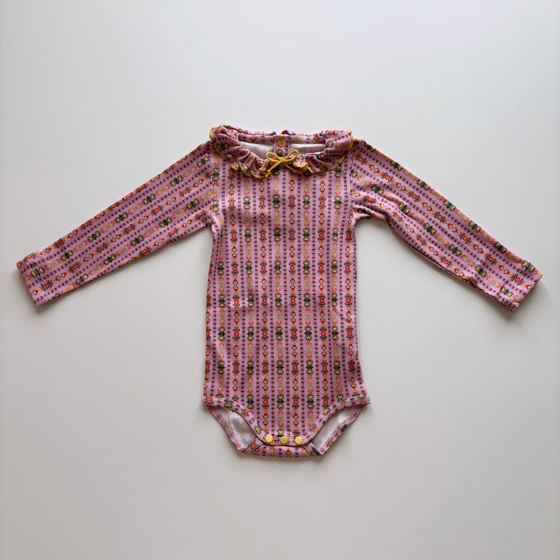 Misha & Puff Pattie Onesie - Pink Lilac Bohemia - ロンパース