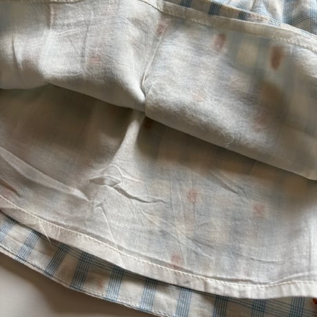 Misha & Puff　TALLULAH TOP - BRIGHT SKY BLOSSOM PLAID