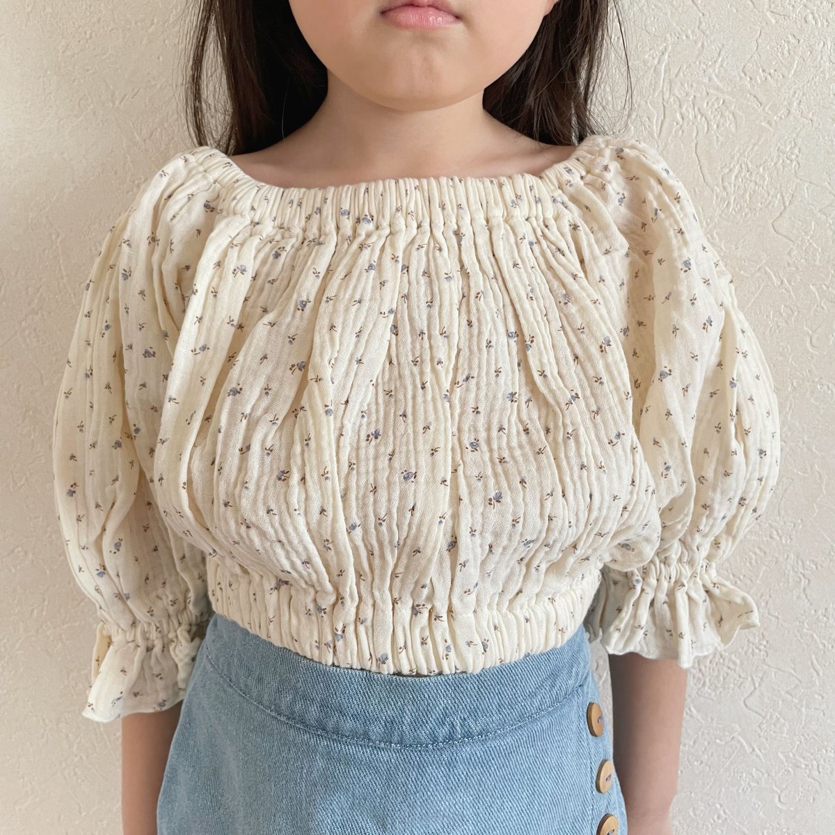 売れ筋】 トップス(チュニック) 6y Ecru Blouse Leandra LiiLU 