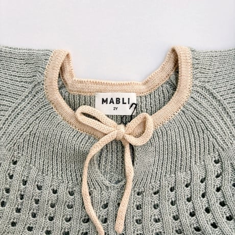 MABLI  EIRLYS DRESS - EUCALYPTUS